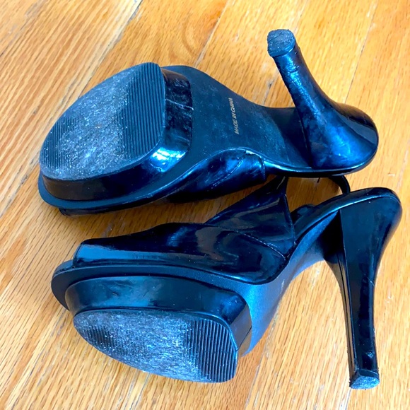 Women Strapped HighHeel, Black, Glossy, Open Toe,5 - Picture 7 of 7